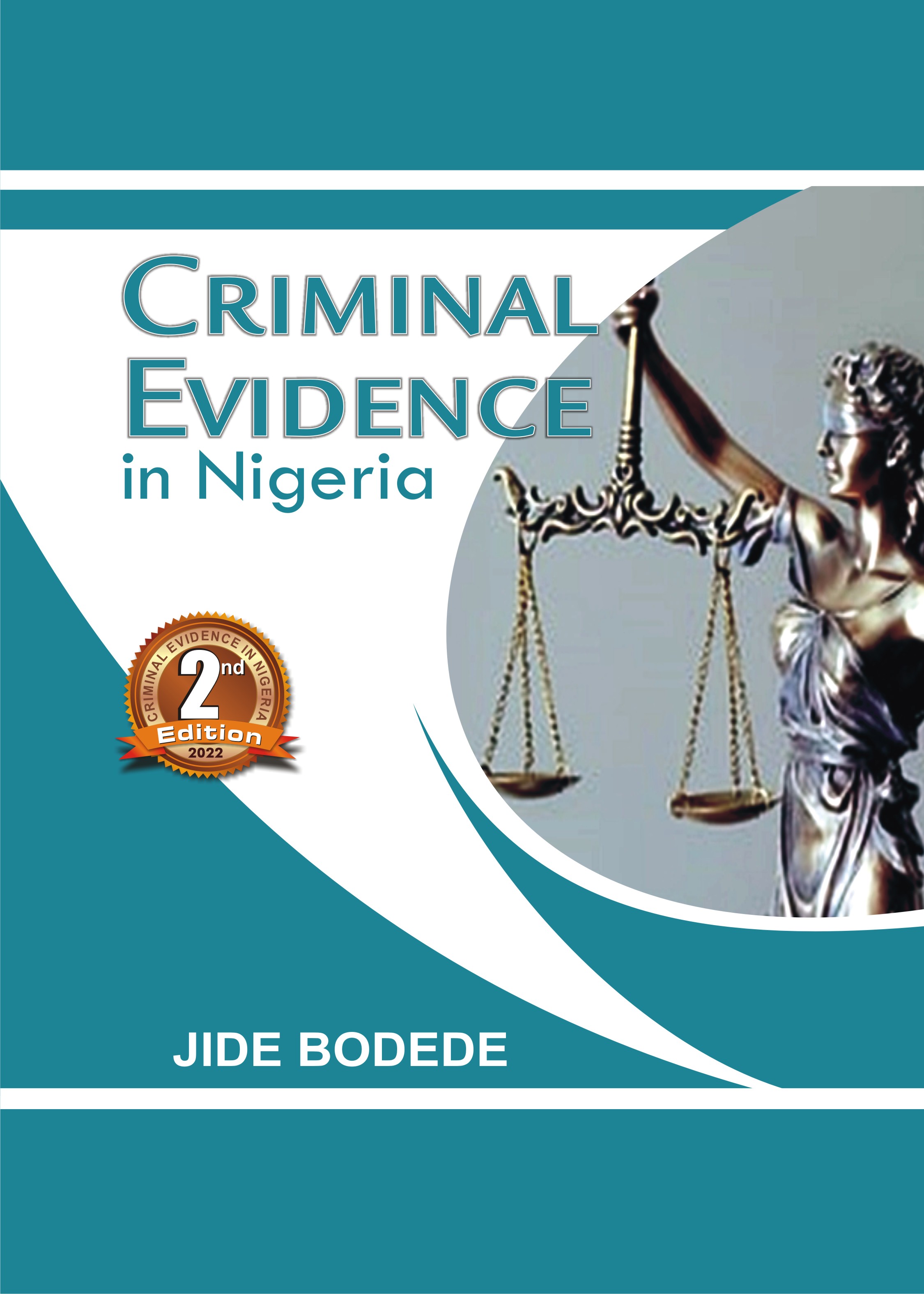 Cover of Criminal Evidence in Nigeria by Jide Bodede